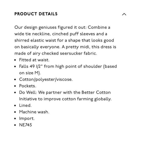 MADEWELL Lighthouse White Sophia Midi Seersucker Dress NEW $128 Pockets Womens M - Picture 3 of 16